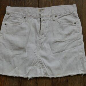 Citizens of Humanity skirt, white, size 26